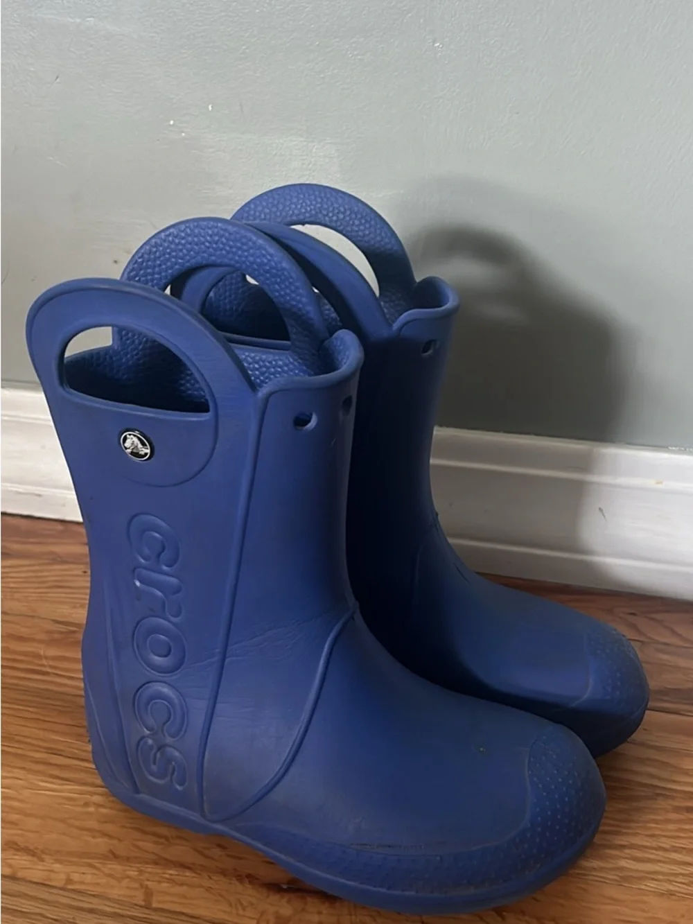 CROCS Kids Blue Waterproof Rain Boots